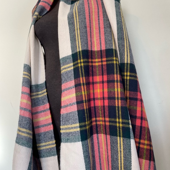 J. Crew Plaid Long Blanket Scarf - Picture 6 of 11